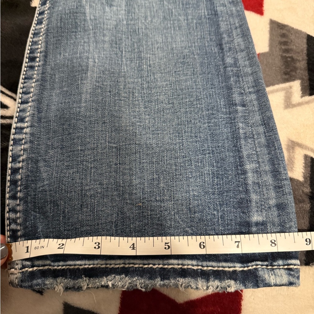 Miss Me Blue Boot Cut Jeans Classic Style - Picture 14 of 15